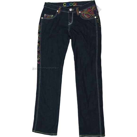 Y2K Coogi Embroidered Jeans NWT $128list - Picture 2 of 7
